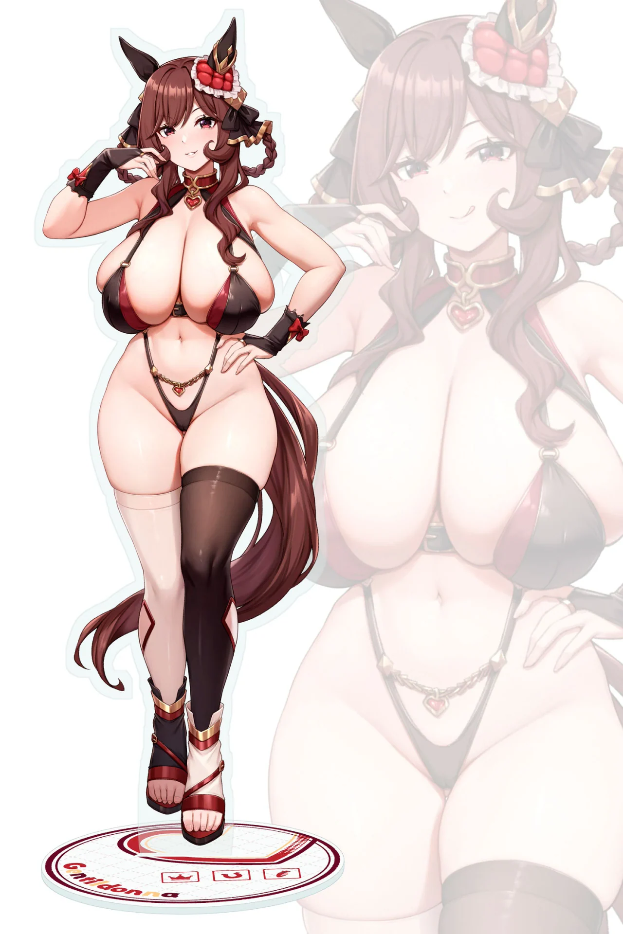 バニーガールフェルンと水着姿ドンナ様のBIGアクリルスタンド (28cm)、本日よりBOOTHでの予約が開始されました! 1