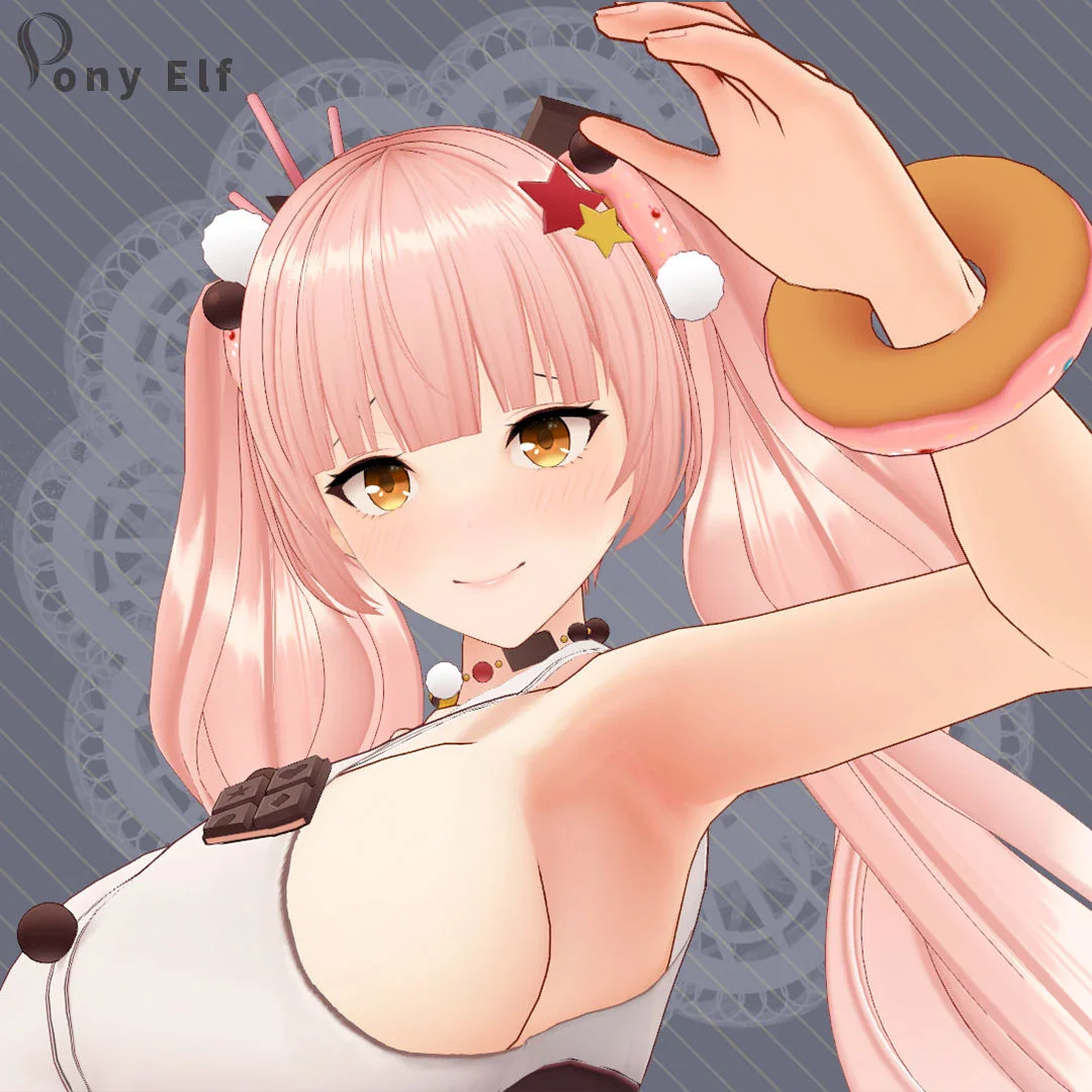 天野ロゼ 3Dモデル