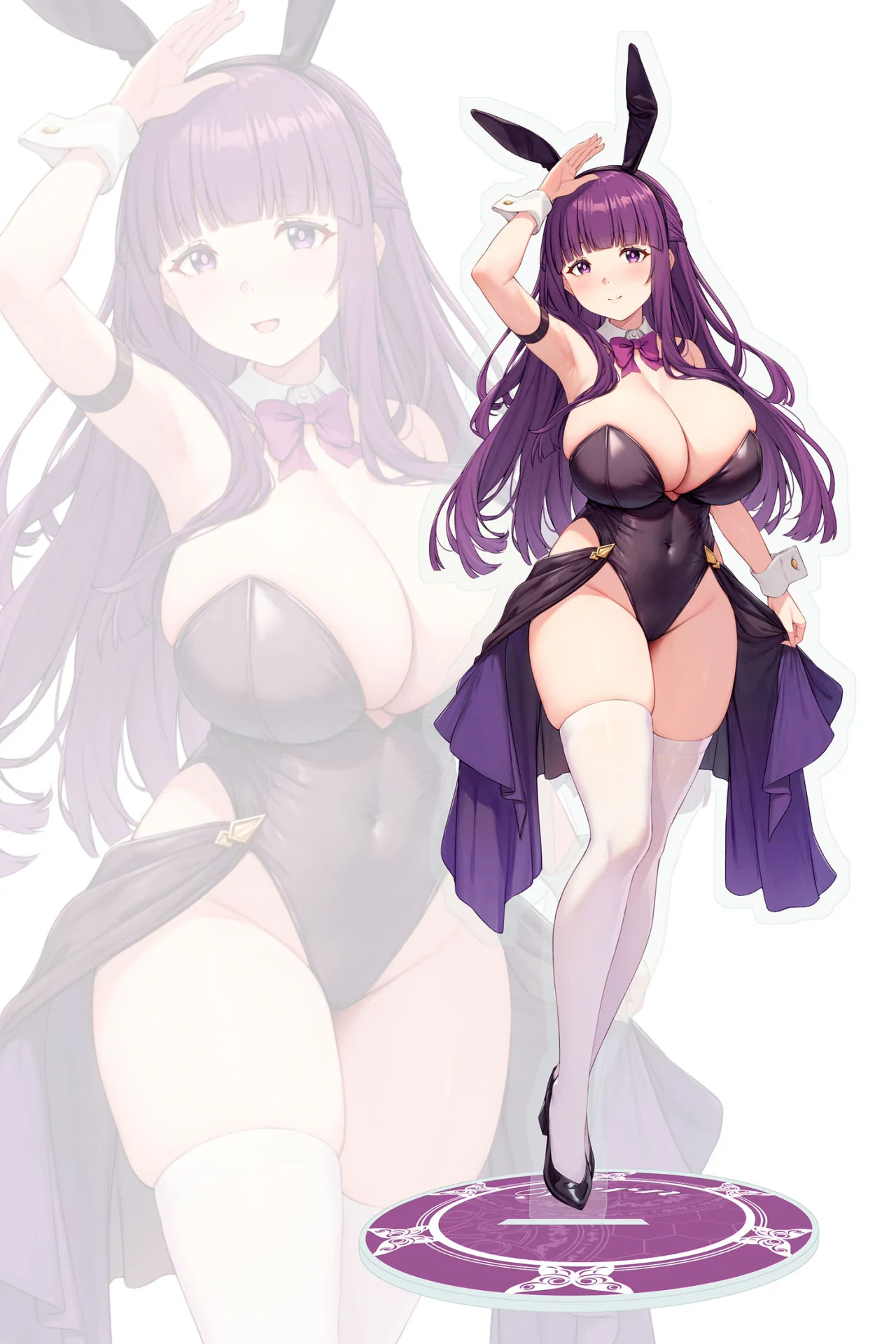 バニーガールフェルンと水着姿ドンナ様のBIGアクリルスタンド (28cm)、本日よりBOOTHでの予約が開始されました! 2